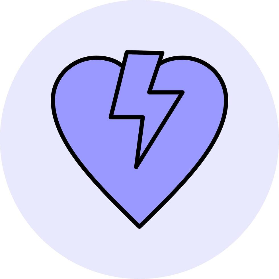 Broken Heart Vector Icon