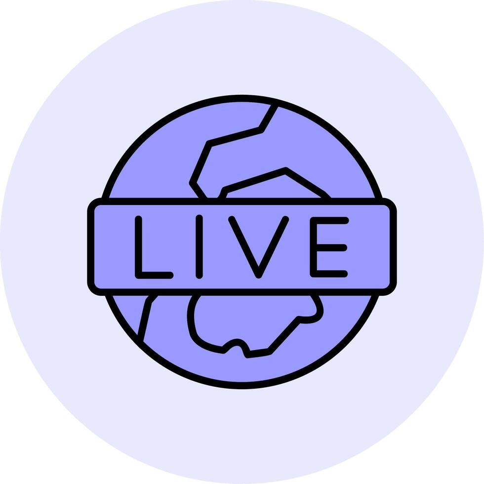 Live Broadcast Vector Icon