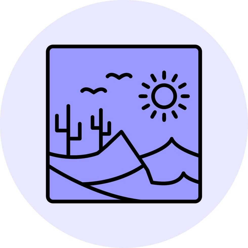 Desert Vector Icon