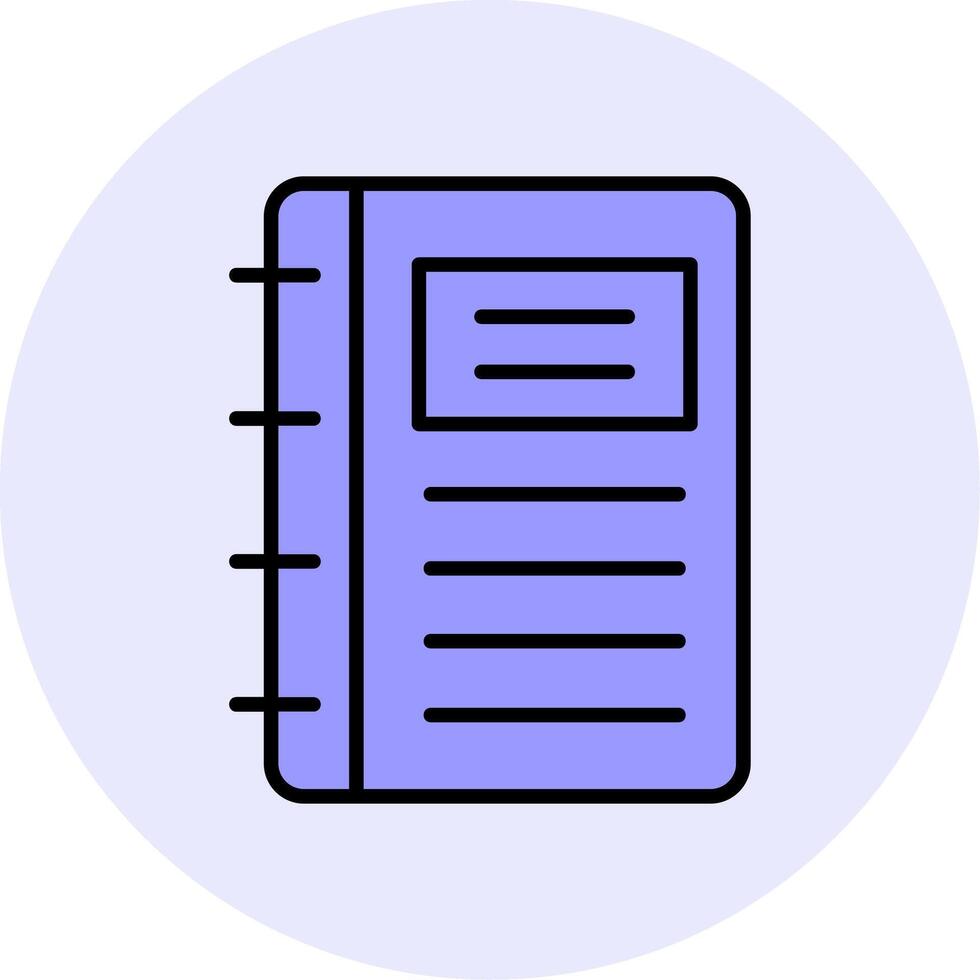 Notebook Vector Icon