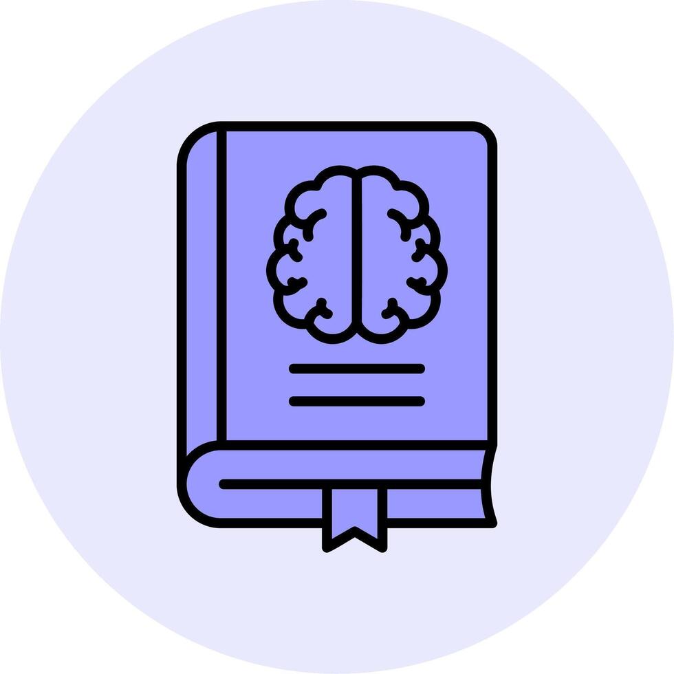 Neurology Book Vector Icon