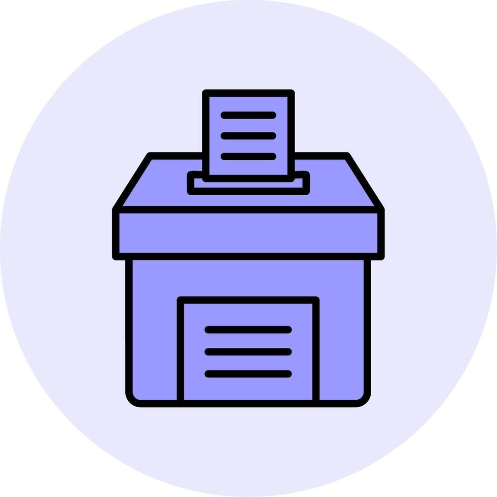 Voting Box Vector Icon