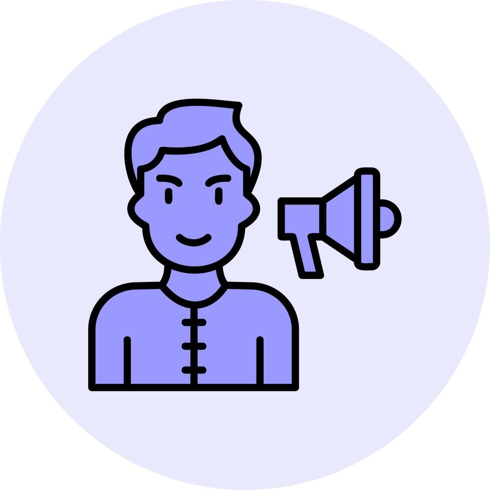 Men Protest Vector Icon