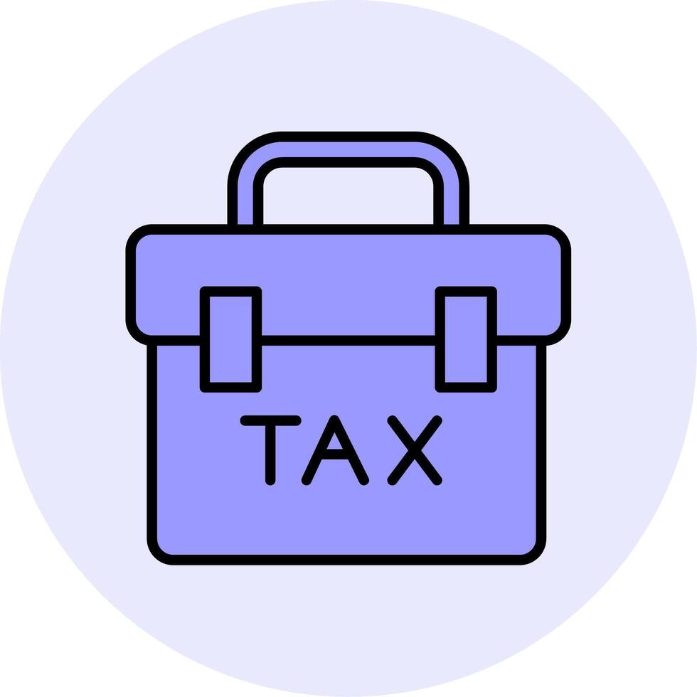 Tax Portfolio Vector Icon