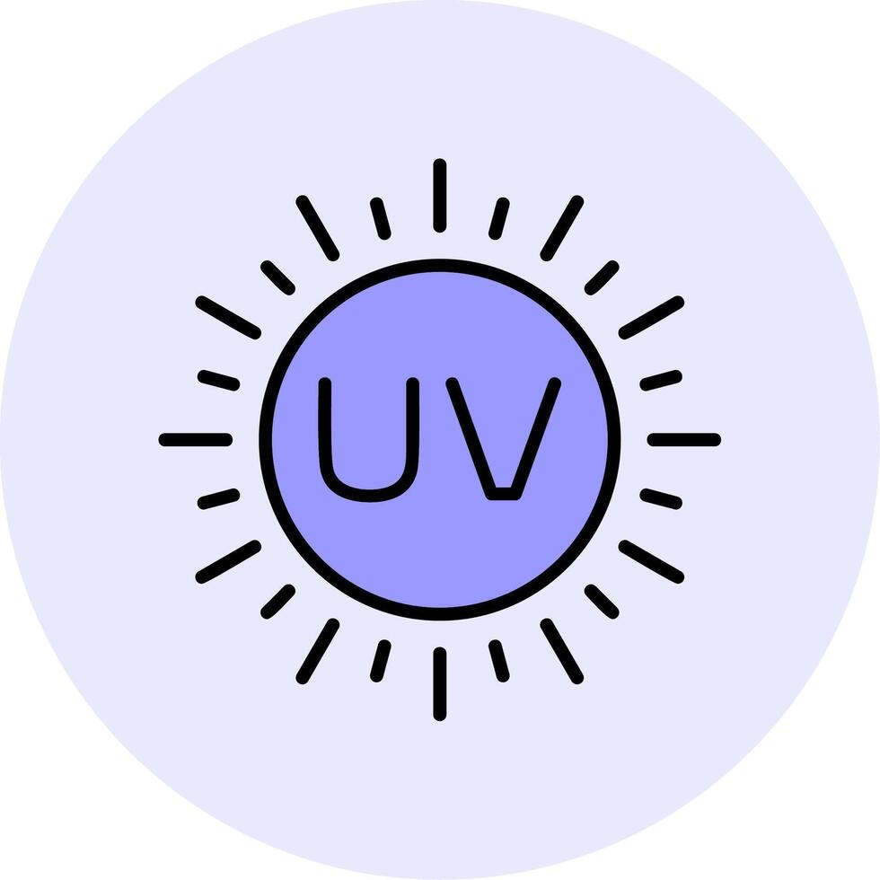 Ultravoilet Vector Icon