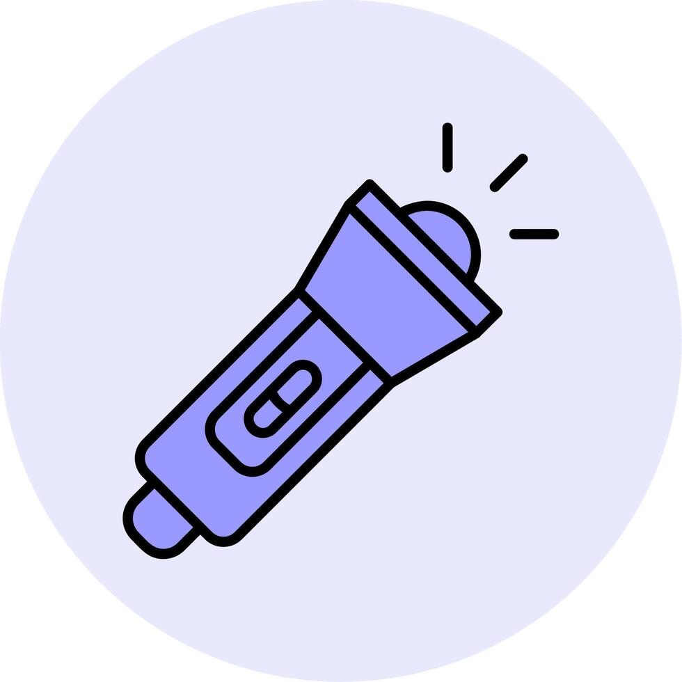 Flashlight Vector Icon