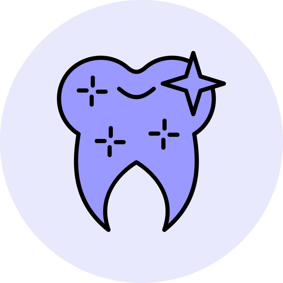 Healthy Clean Tooth Vector Icon