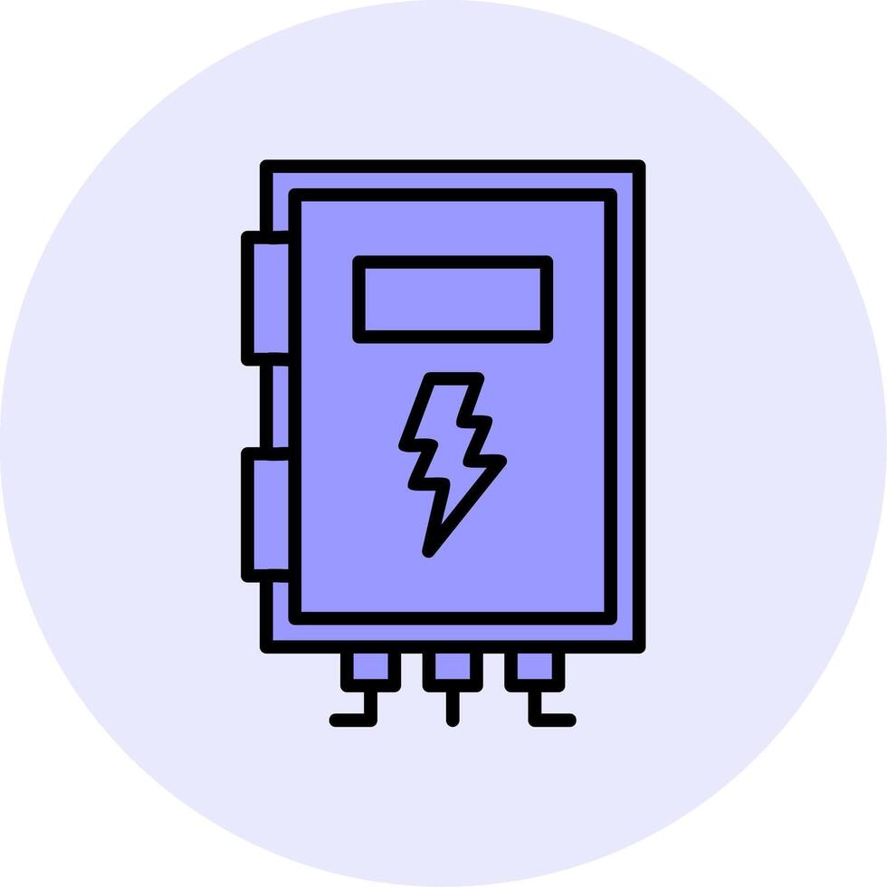 High Voltage Box Vector Icon