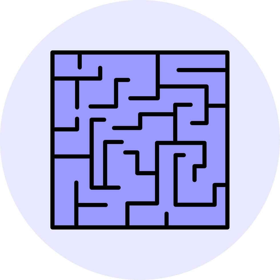 Maze Vector Icon
