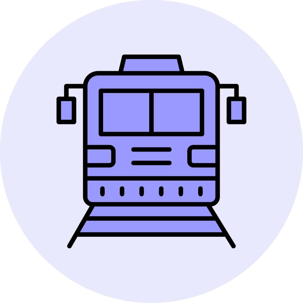 icono de vector de tren