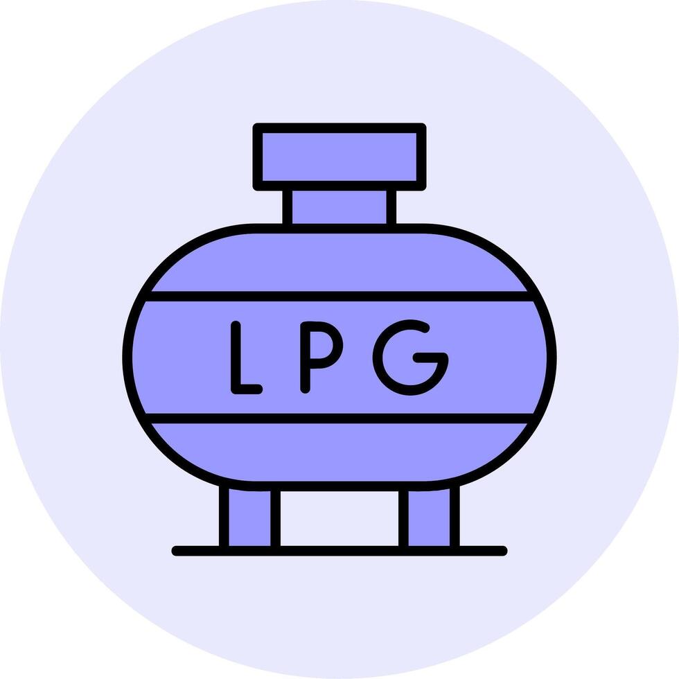 Liquefied Petroleum Gas Vector Icon