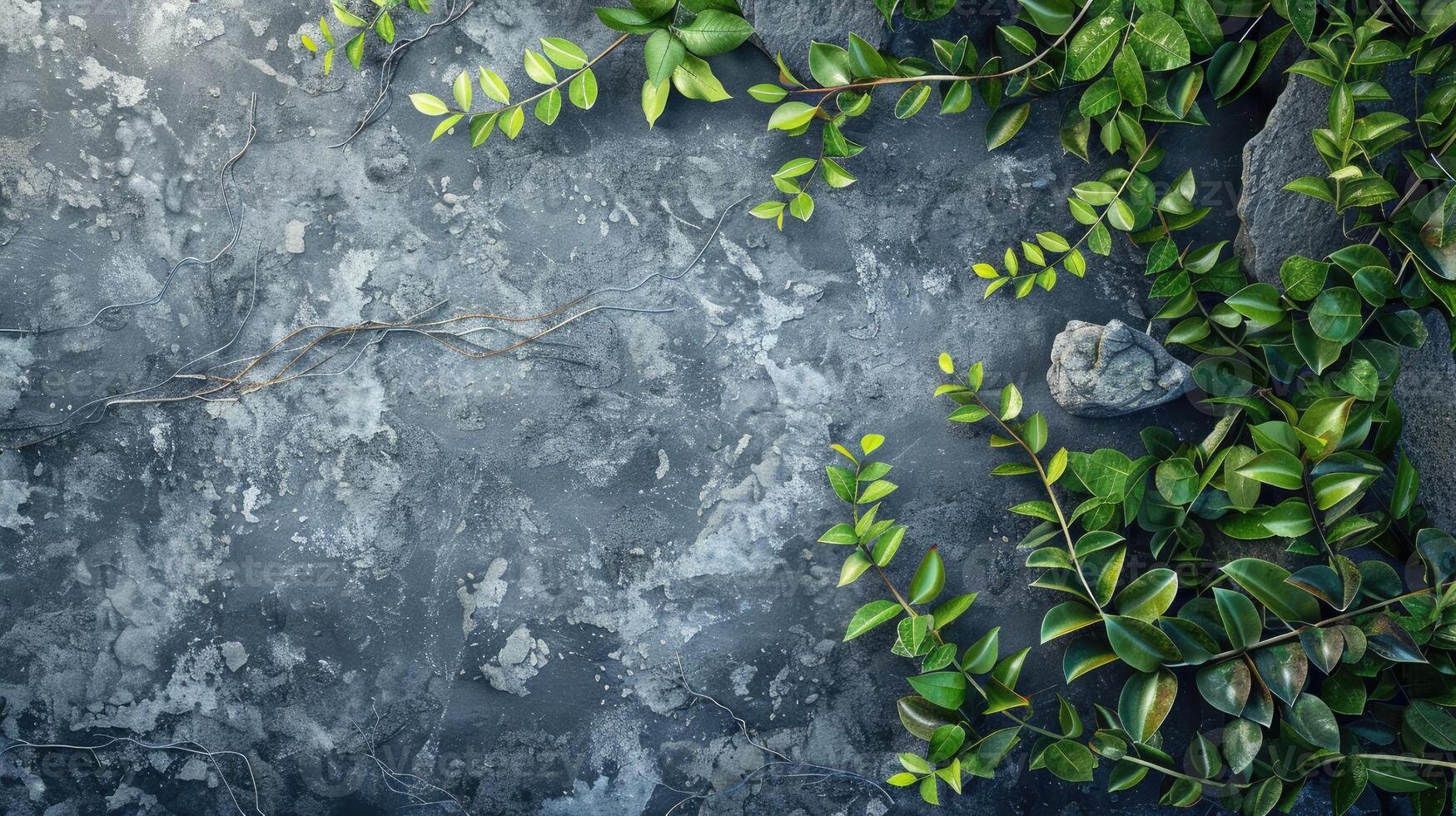 AI generated nature-infused medieval textures, showcasing the intricate blend of natural elements and historical allure in a seamless background. photo