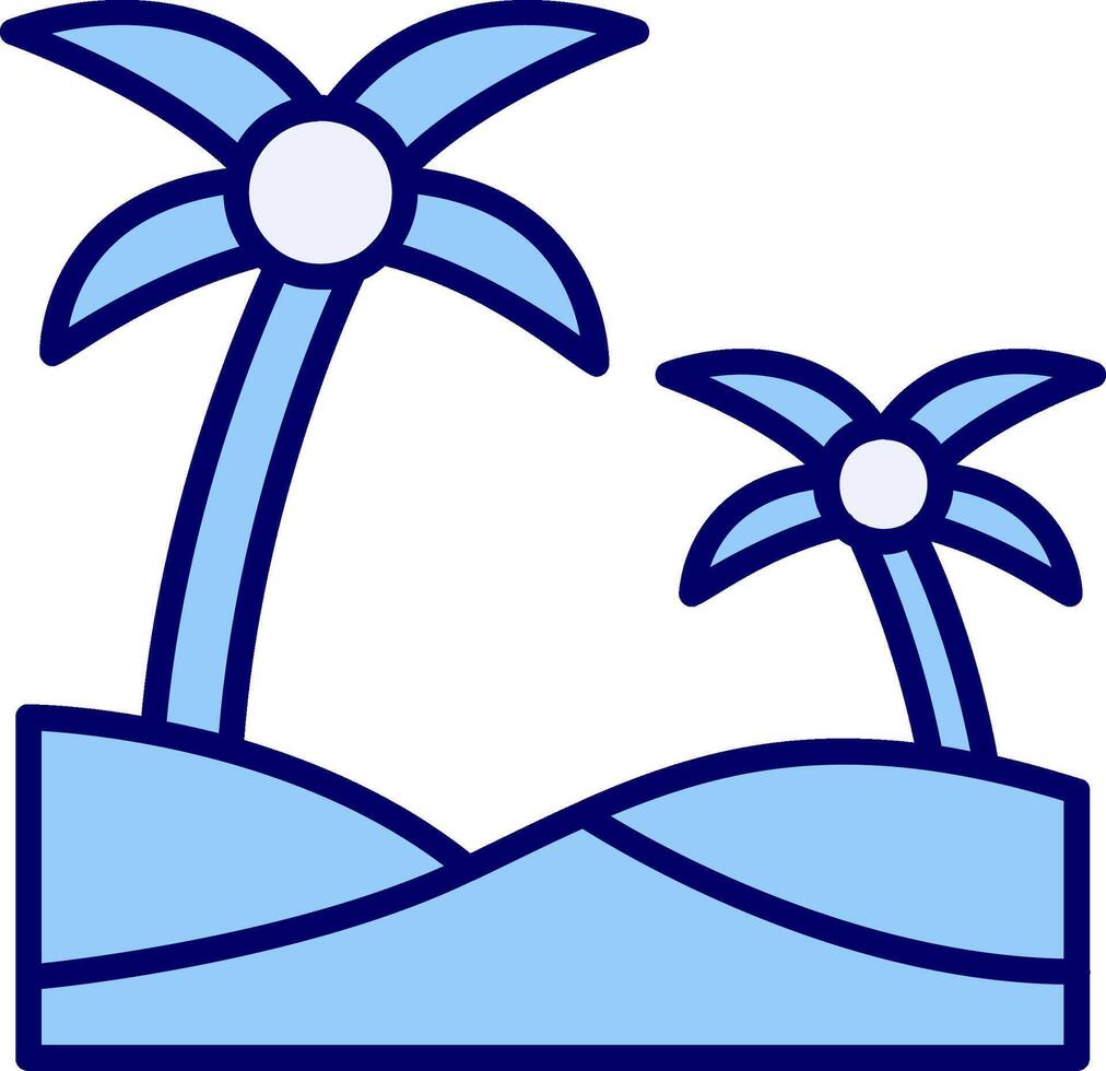 Oasis Vector Icon