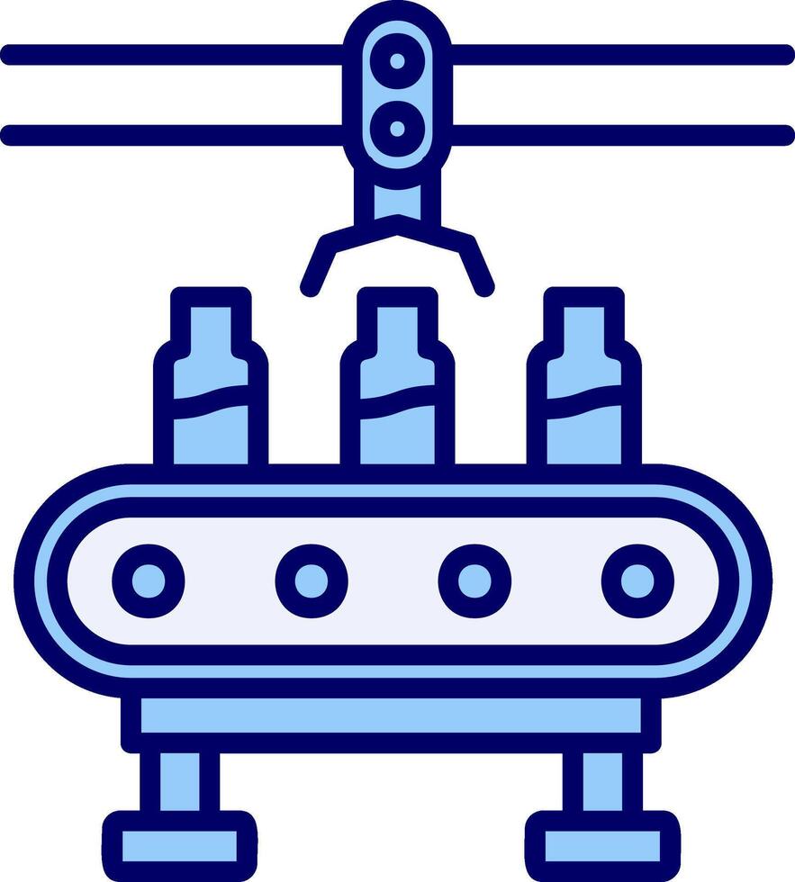 agua fábrica vector icono