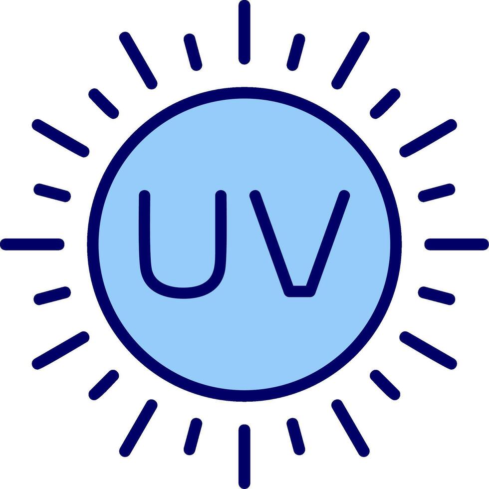 ultravioleta vector icono