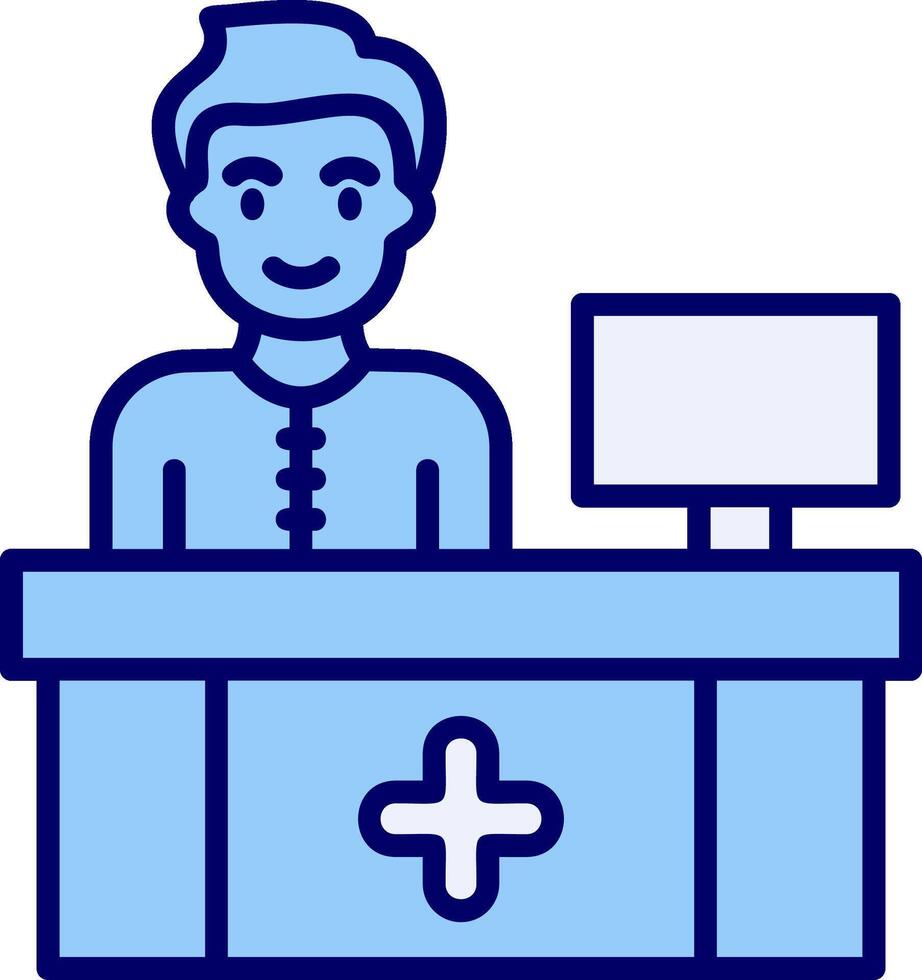 Receptionist Vector Icon