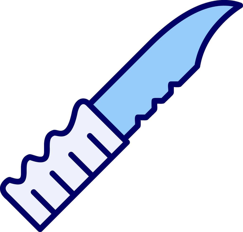 icono de vector de cuchillo