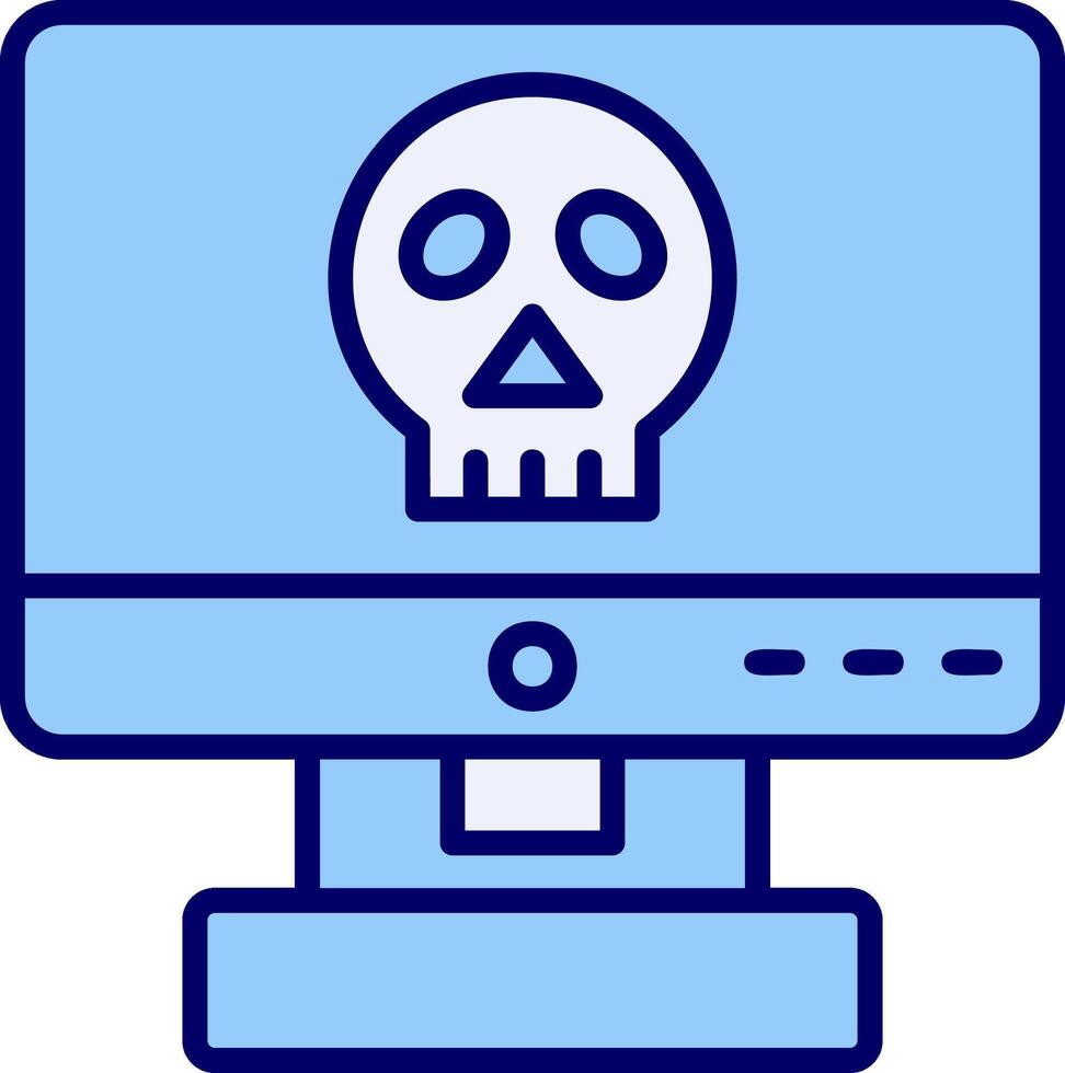 Computer Hacking Vector Icon