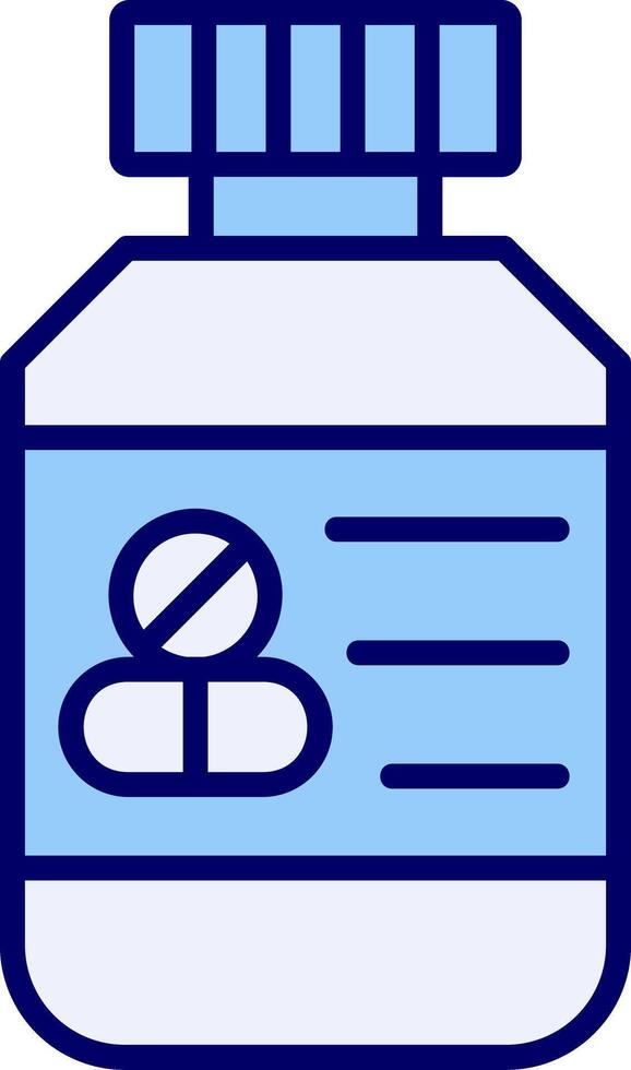 Pills Bottle Vector Icon