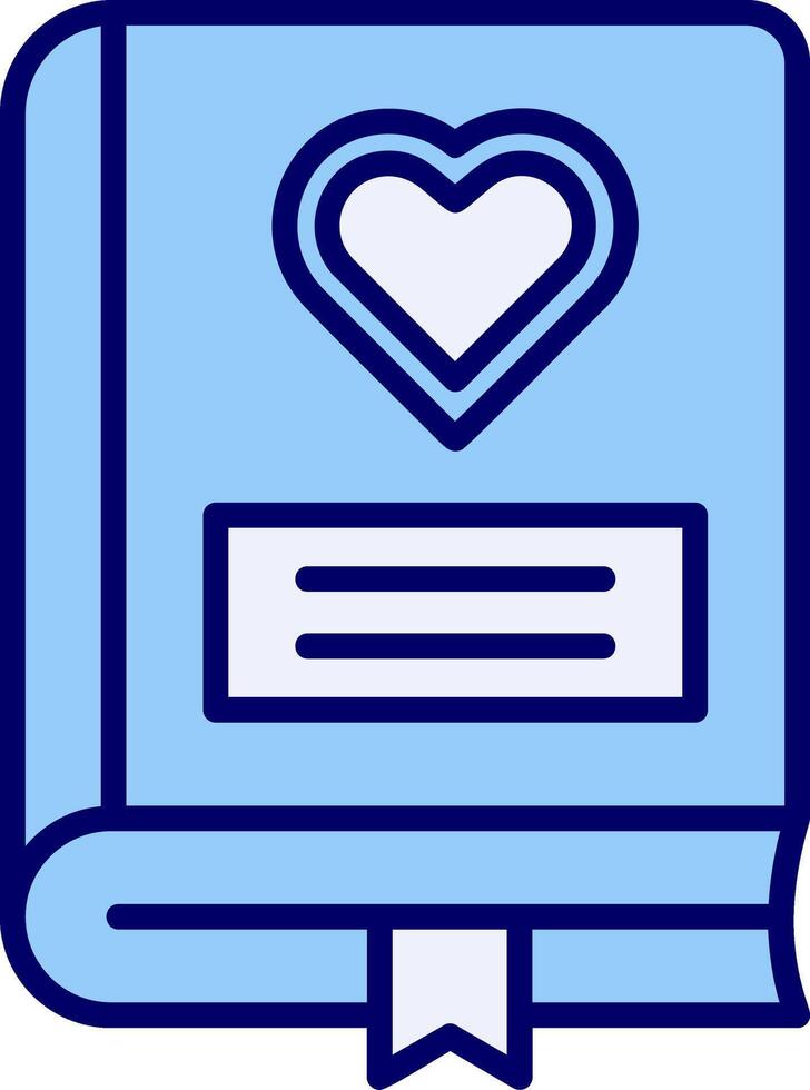 Romance Book Vector Icon