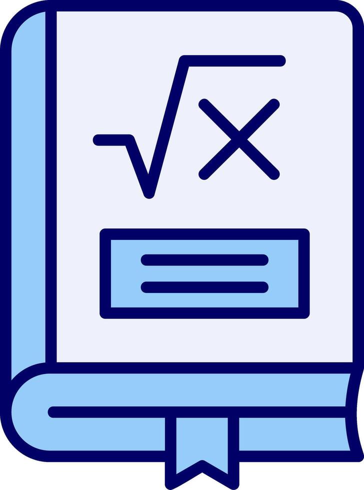 Maths Book Vector Icon