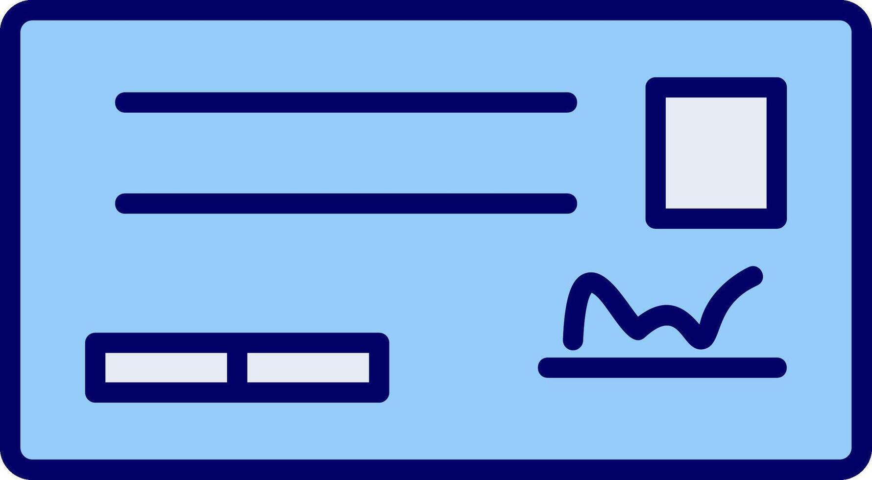Cheque Vector Icon