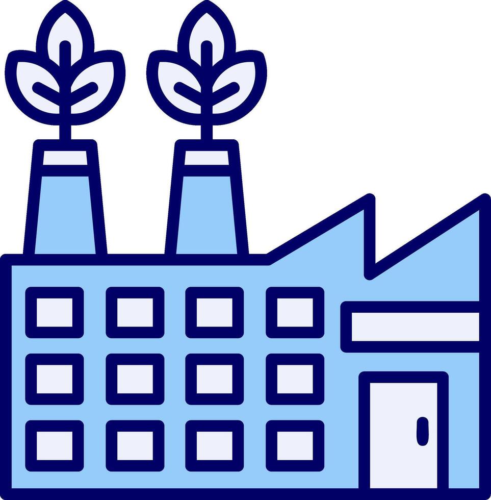 Eco Factory Vector Icon