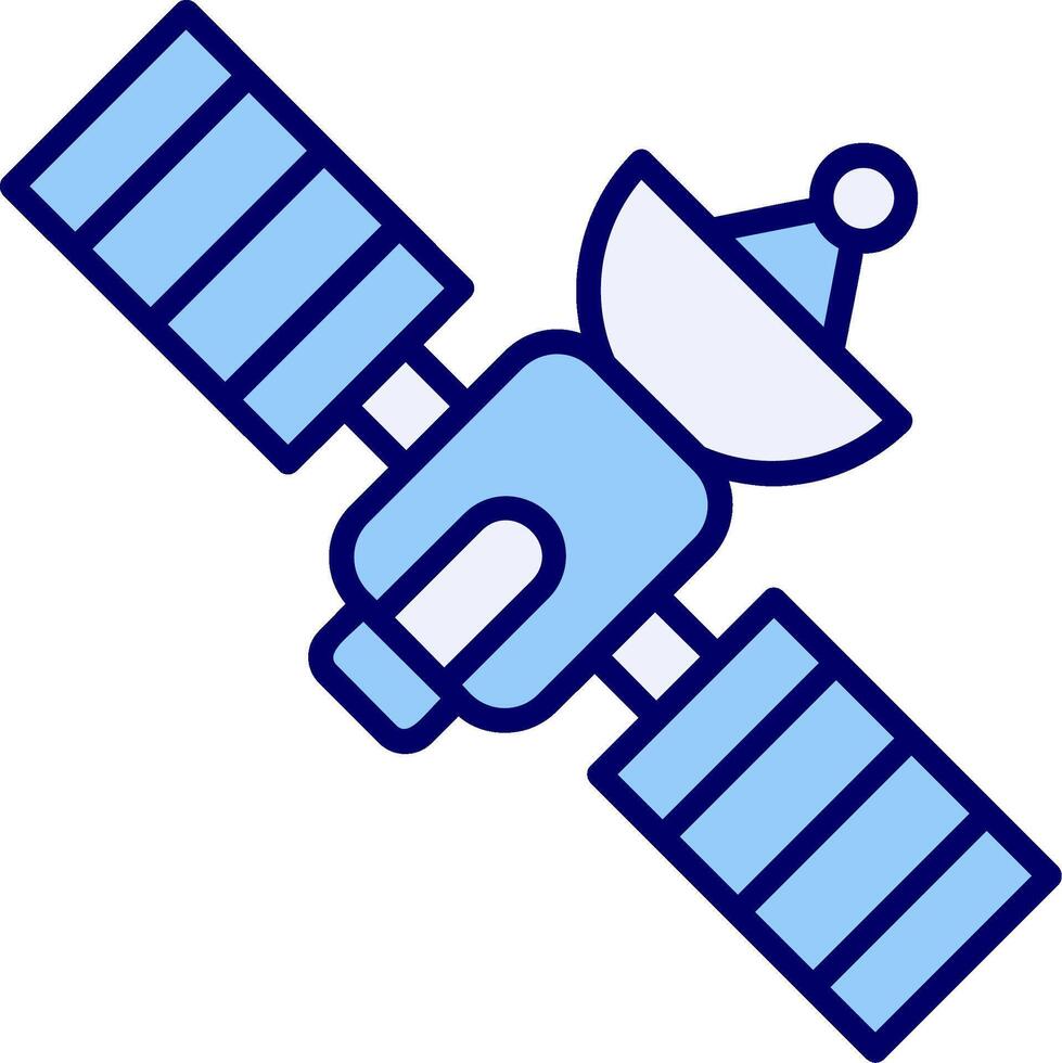 icono de vector de satélite