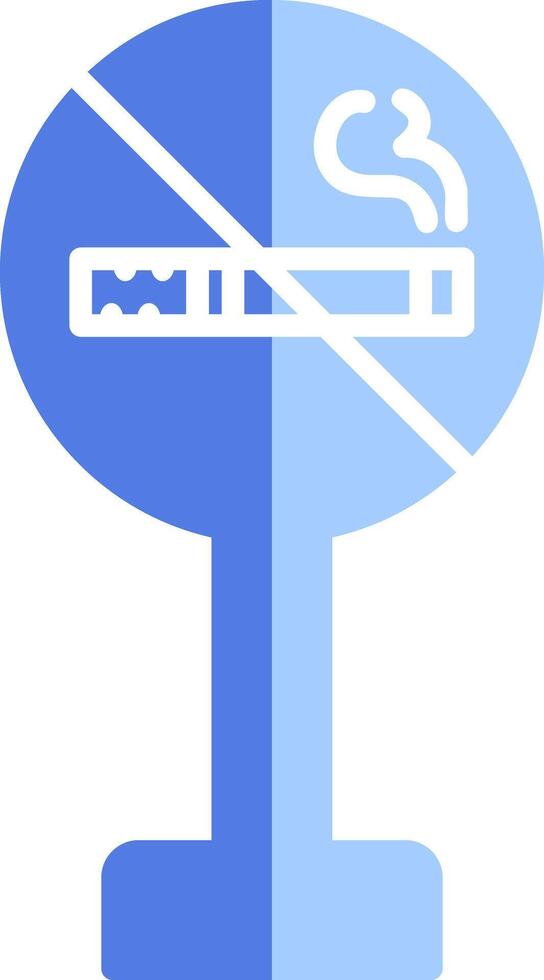 No Smoking Sign Board Vector Icon