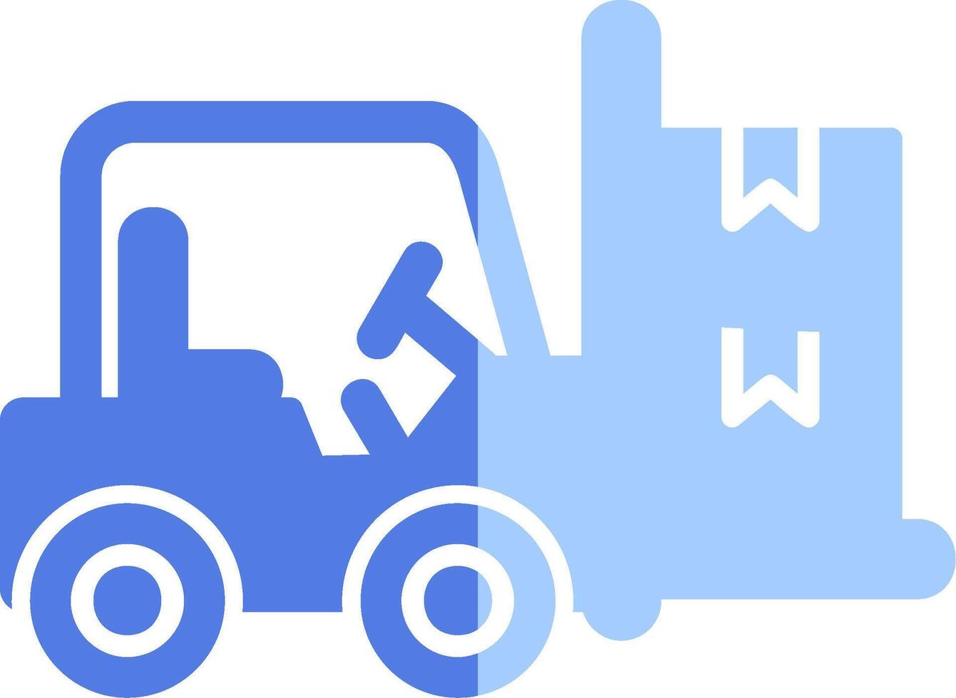 Forklift Vector Icon