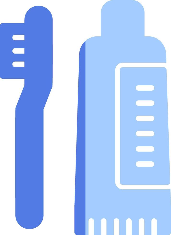 Tooth Cleaning Vector Icon