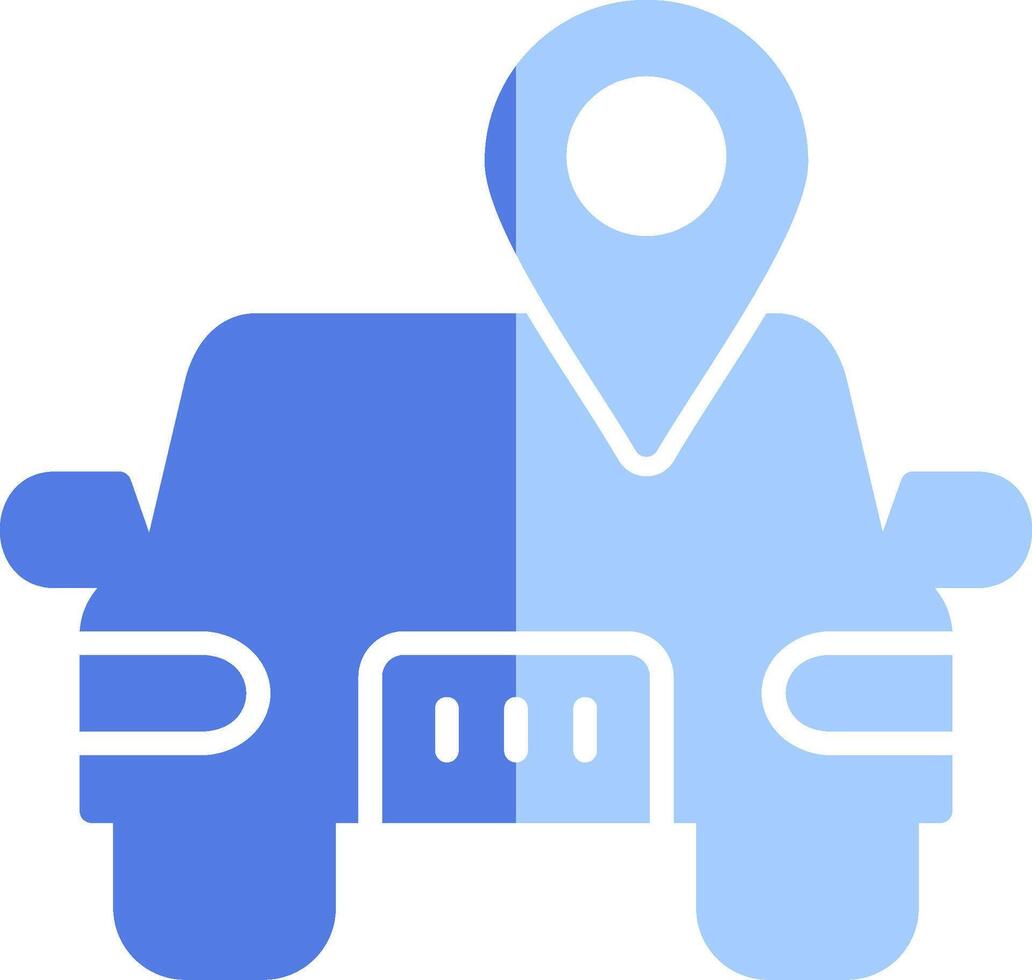 Car Location Vector Icon