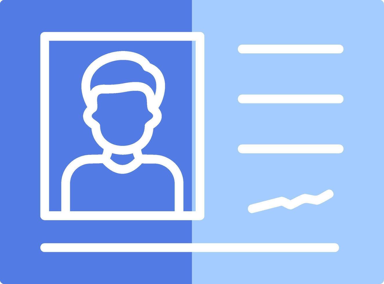 Identification Card Vector Icon