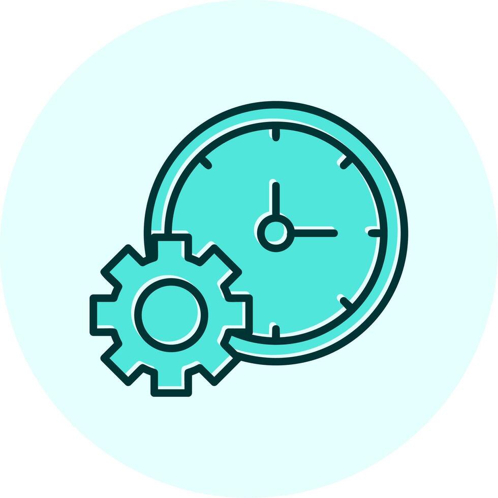 Time Manager Vector Icon