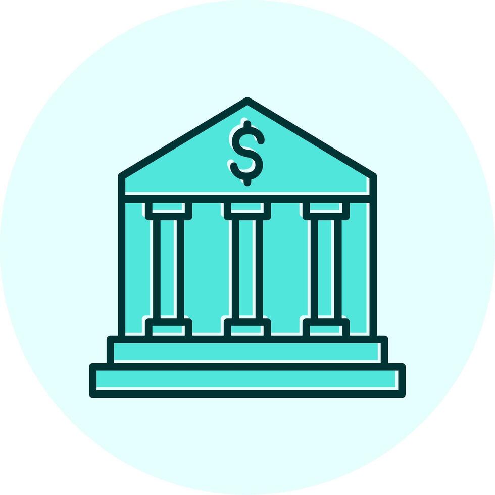 icono de vector de banco