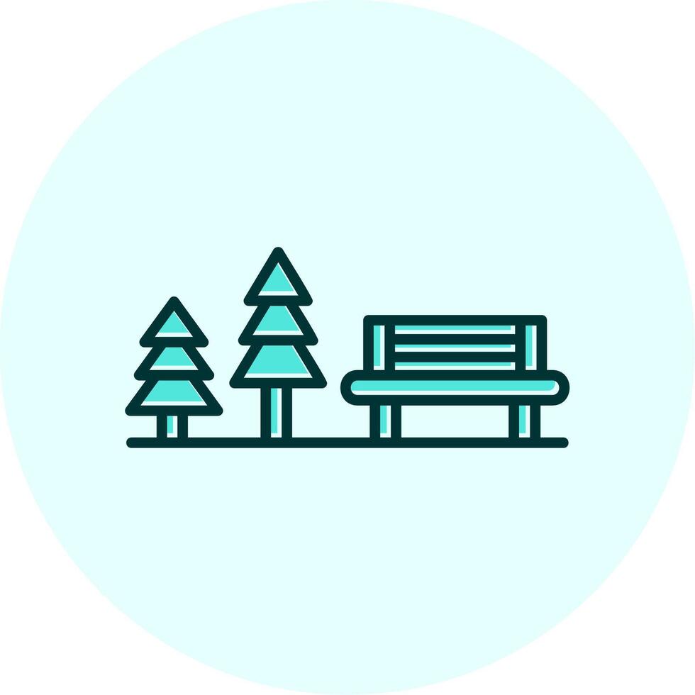 Rest Area Vector Icon