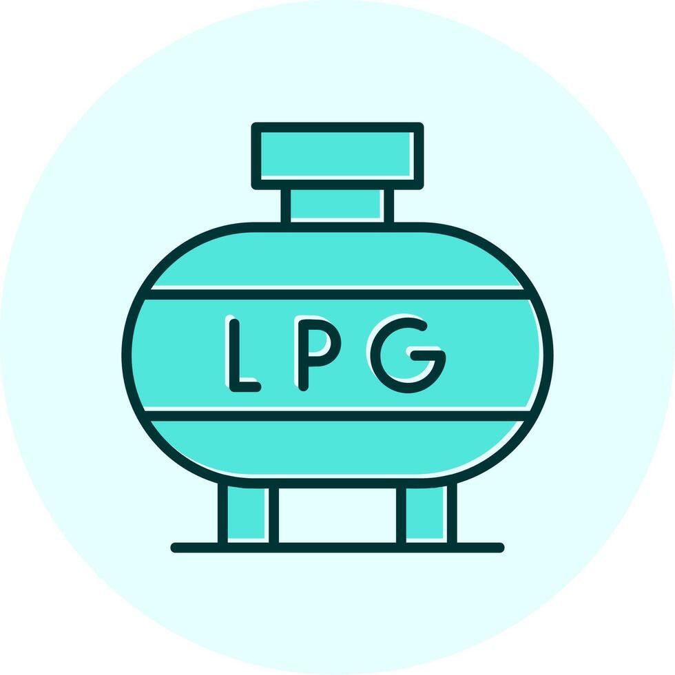 licuado petróleo gas vector icono