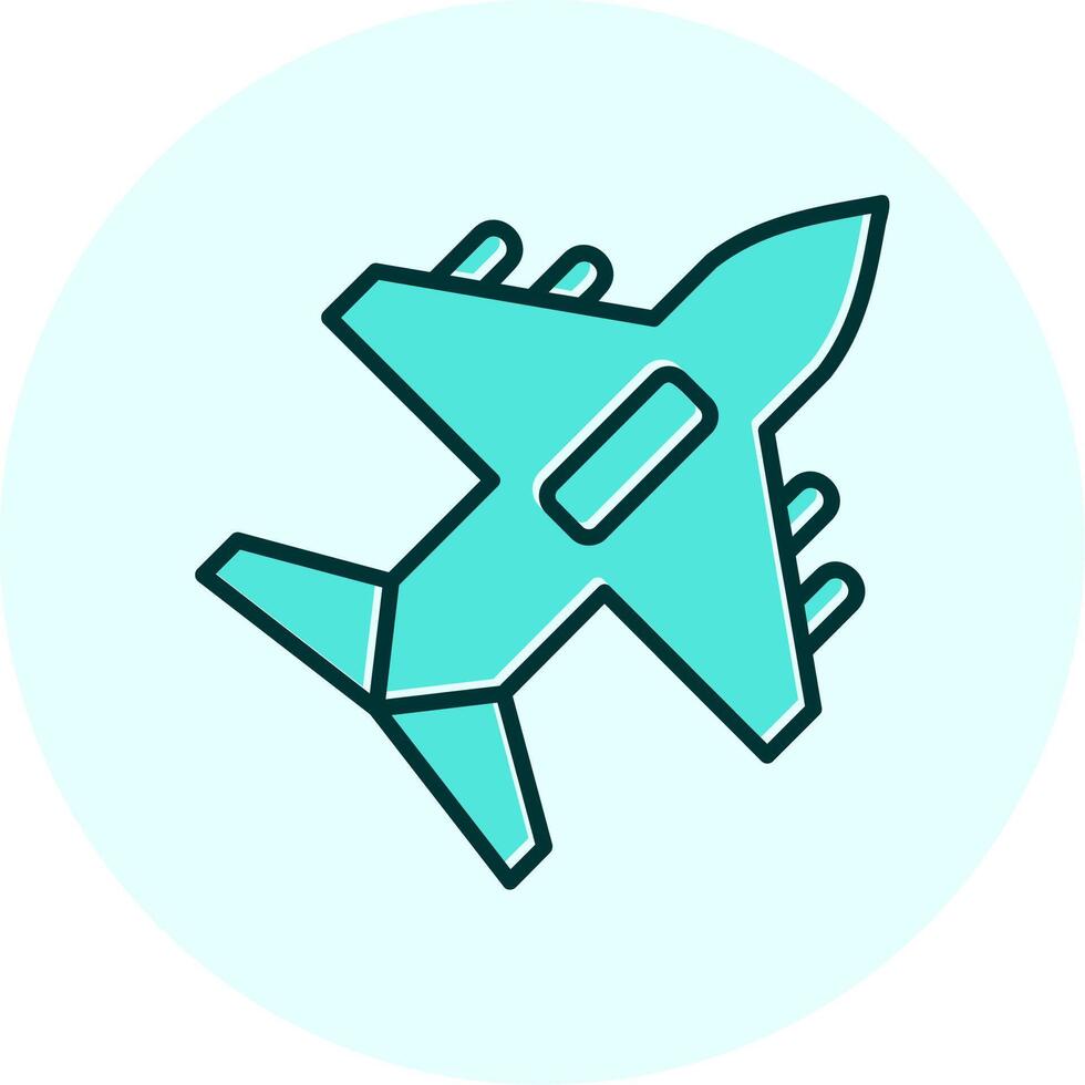 icono de vector de avión