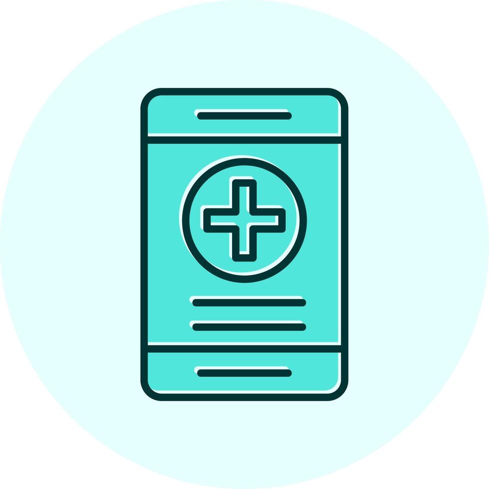 Online Health Insurance Vector Icon