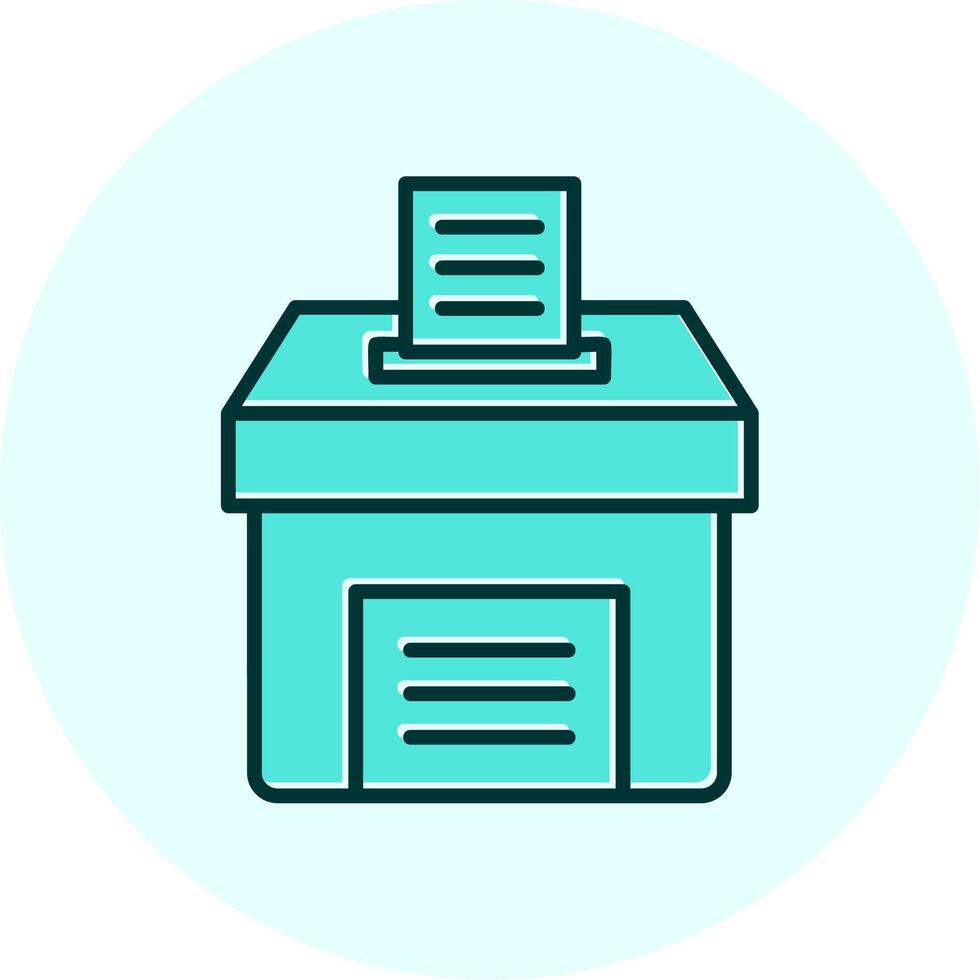 Voting Box Vector Icon