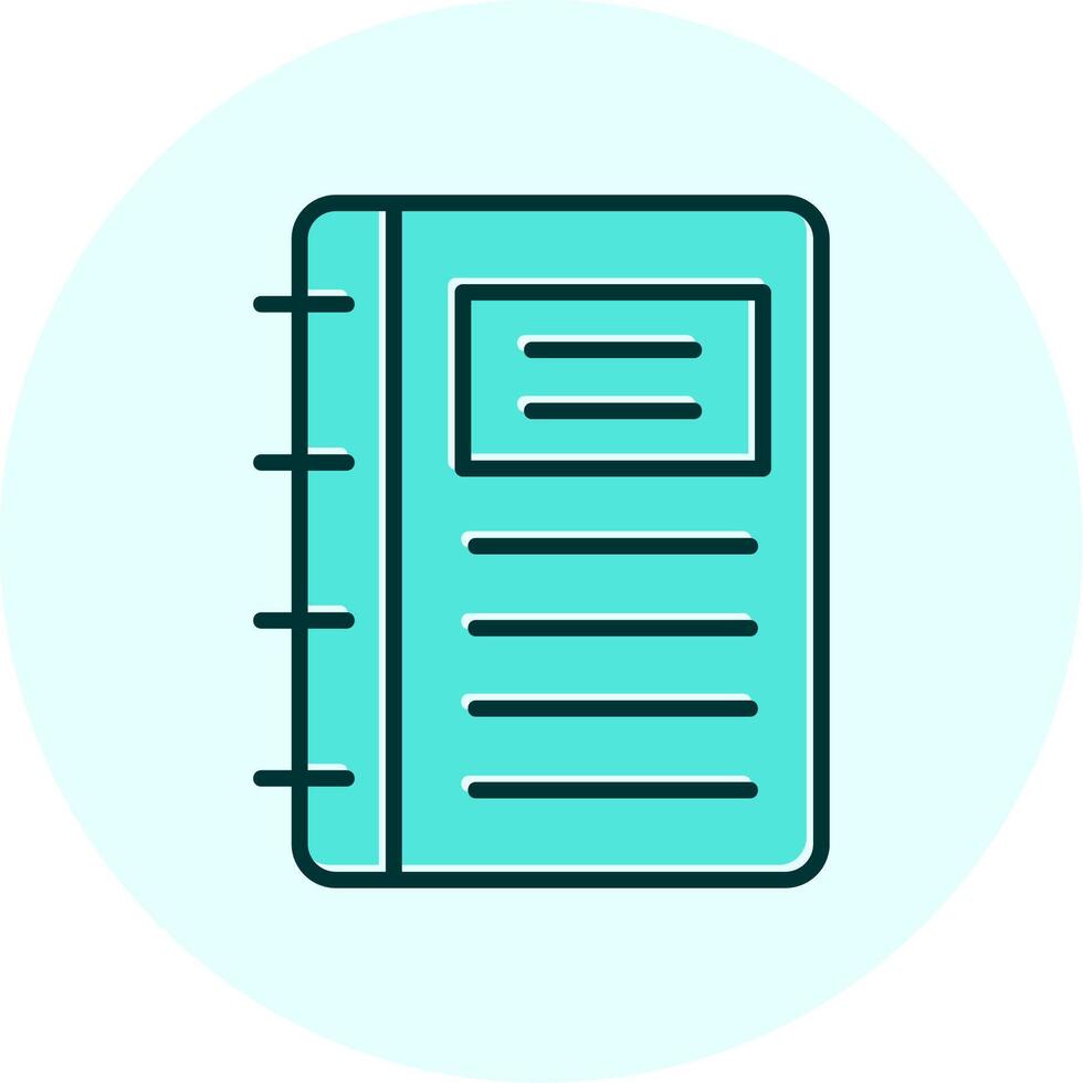 Notebook Vector Icon