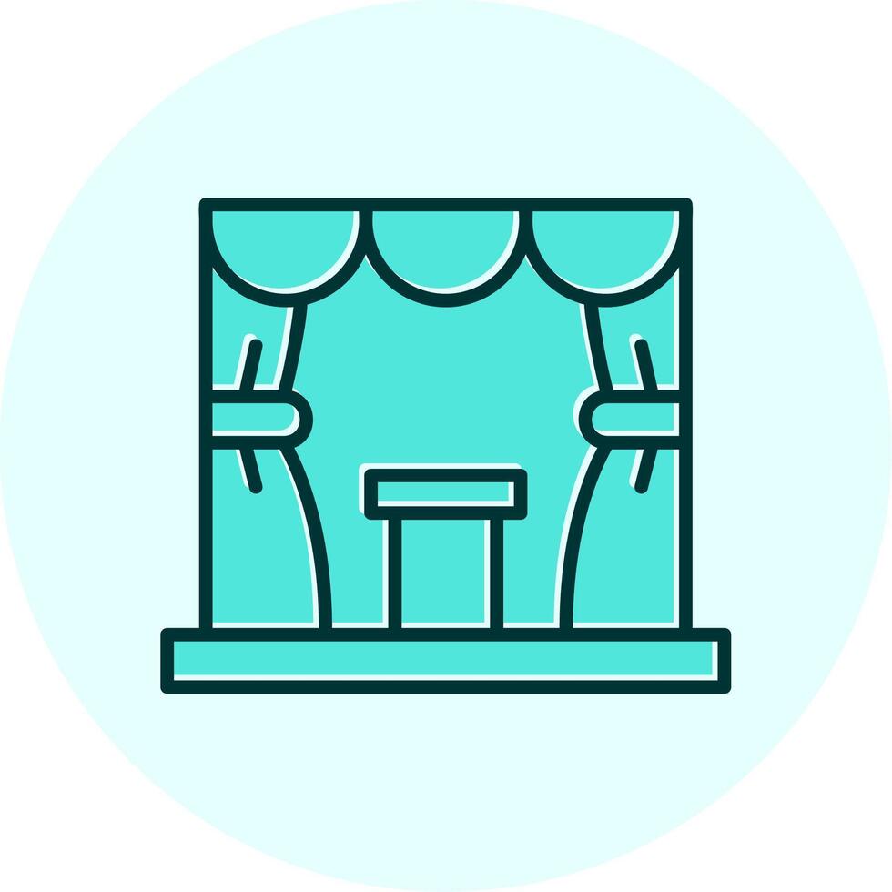 Stage Vector Icon