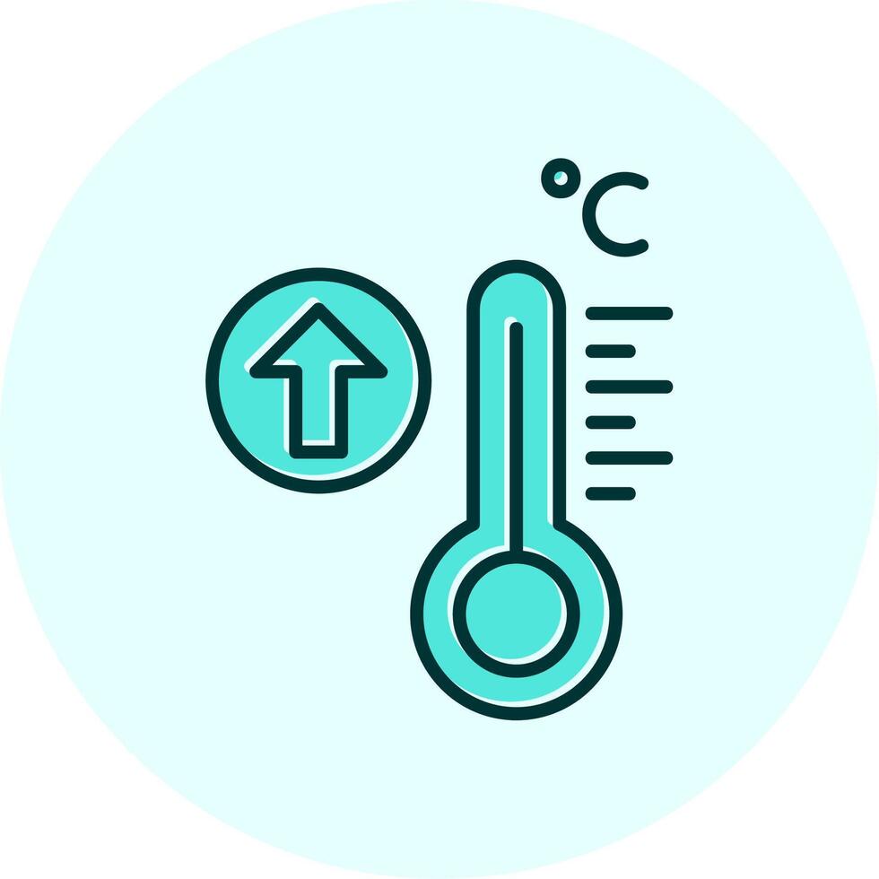 High Temperature Vector Icon