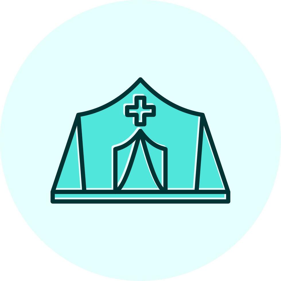 Refugee Camp Vector Icon