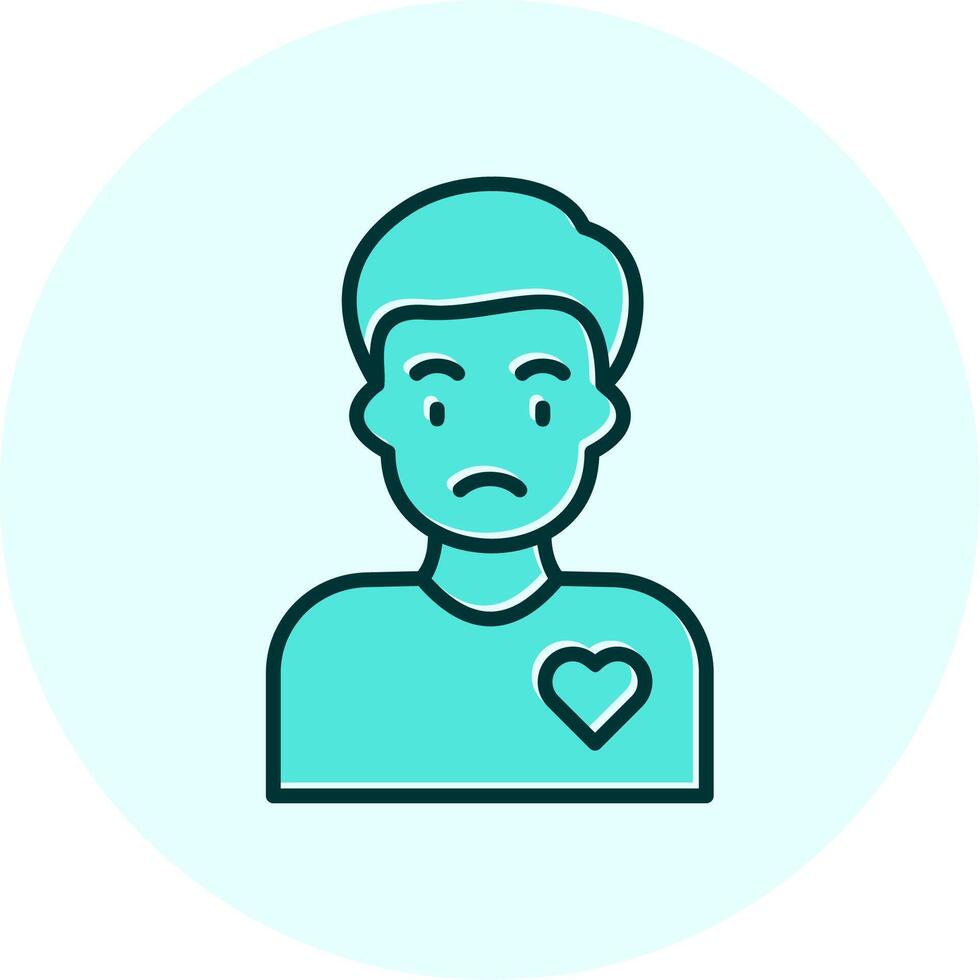 Volunteer Man Vector Icon