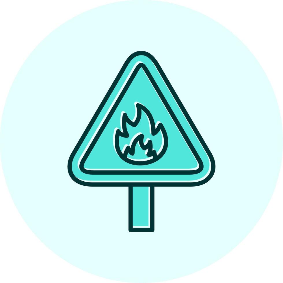 Flammable Vector Icon