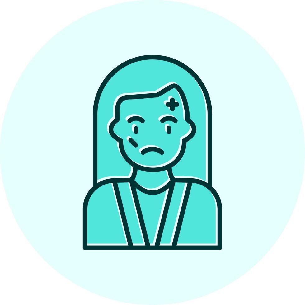 Casualties Women Vector Icon