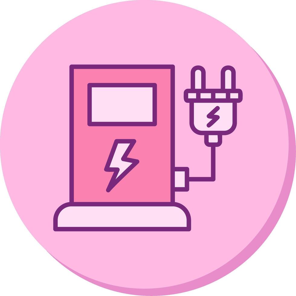 Charging Station Vector Icon