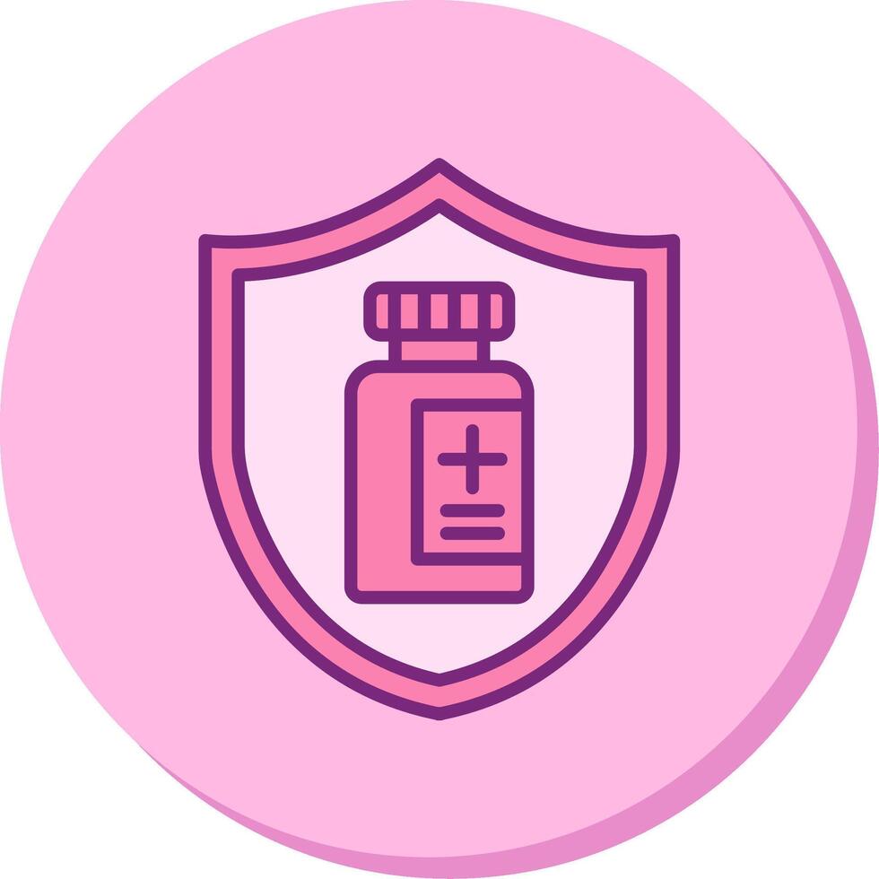 Vaccine Protection Vector Icon