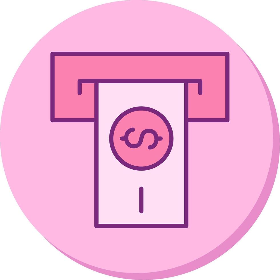 Withdraw Money Vector Icon